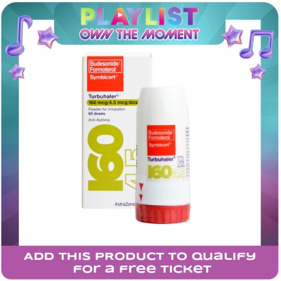 SYMBICORT - Budesonide + Formoterol 60 Doses [PRESCRIPTION REQUIRED]
