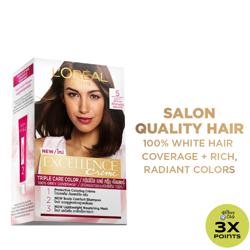 LOREAL Excellence Creme - 5 Light Brown