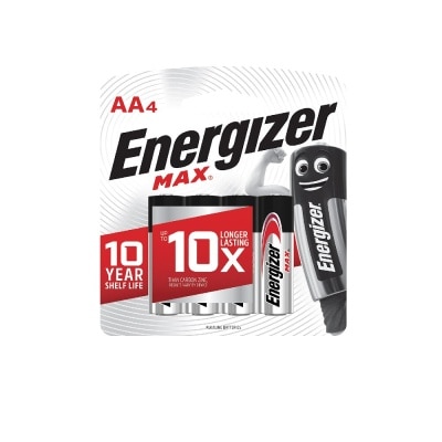 ENERGIZER Max Batteries E91Bp4'S Aa