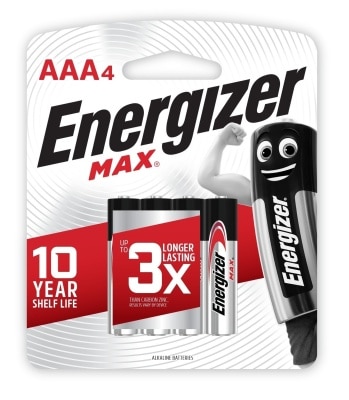 ENERGIZER Max Batteries E92Bp4'S Aaa