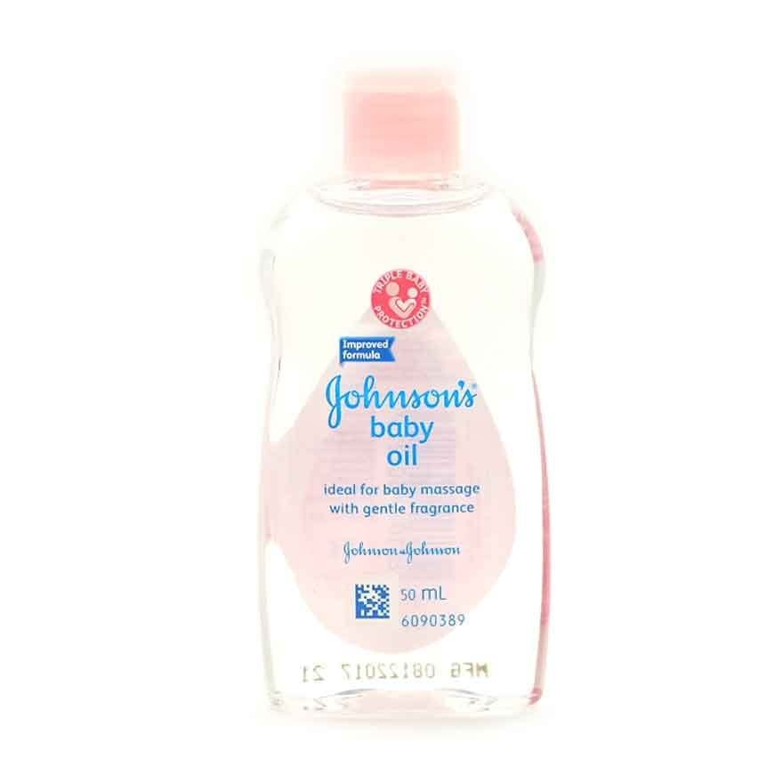 Johnson's Baby Oil 50ml-Newborn, Baby Essentials, Baby Care, Baby Massage Oil, Baby Oil for Newborn