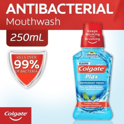 COLGATE Plax Peppermint Fresh AlcoholFree Mouthwash 250ml