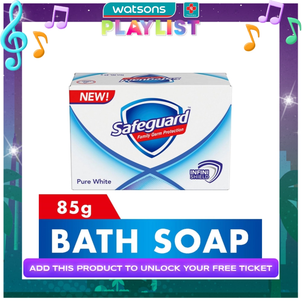 SAFEGUARD Bar Soap Pure White 85g