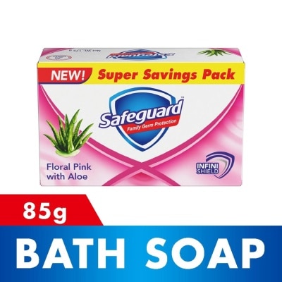 SAFEGUARD SAFEGUARD Floral Pink Bar Soap 85g