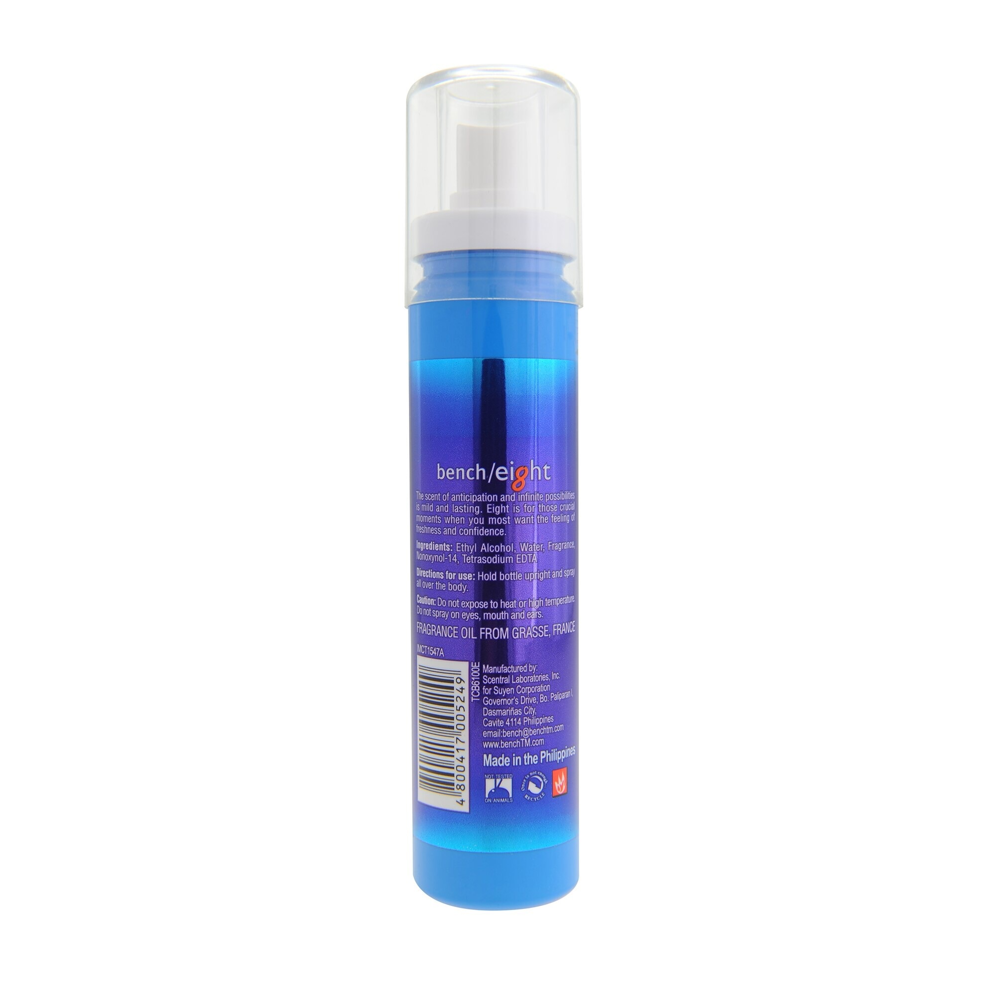 BENCH, Eight Body Spray 100ml | Watsons Philippines