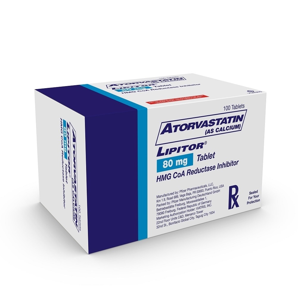 Lipitor Atorvastatin 80mg 1tablet[PRESCRIPTION REQUIRED]