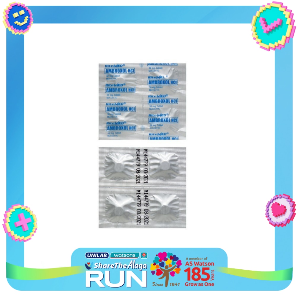 RITEMED Ambroxol 30mg Sold Per Piece