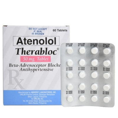 THERABLOC Therabloc Atenolol 50mg 1 Tablet [Prescription Required]