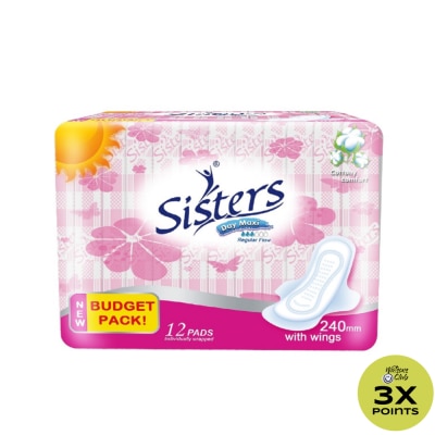 SISTERS Slim Day Maxi 240mm with Wings 12 Pads