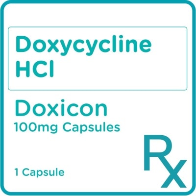 DOXICON Doxicon Doxycycline 100mg 1capsule [Prescription Required]