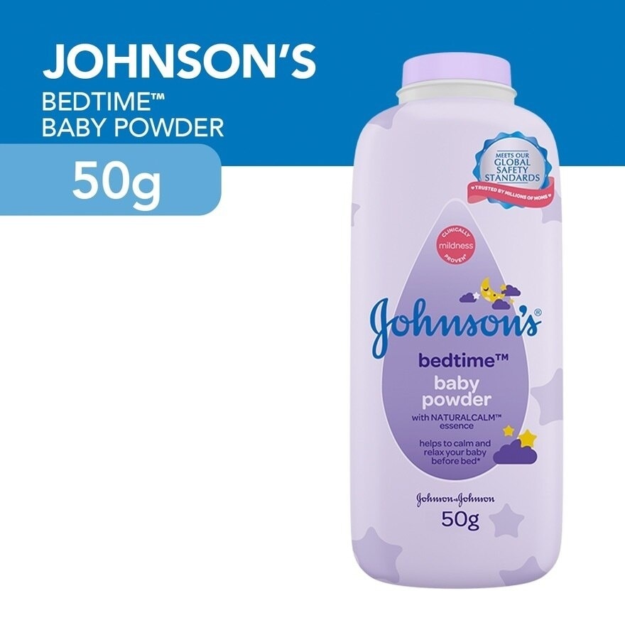 Johnson's Bedtime Baby Powder 50g - Baby Essentials, Baby Care