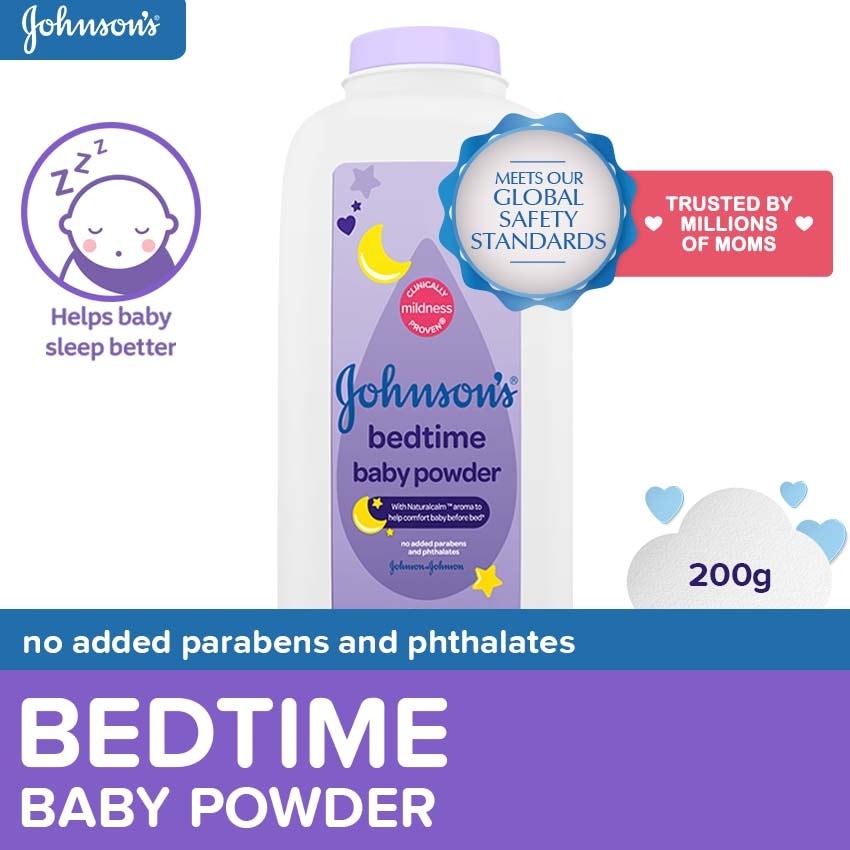 Johnson's Bedtime Baby Powder 200g - Baby Essentials, Baby Care