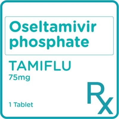 TAMIFLU Oseltamivir Phosphate 75mg 1 Tablet  [PRESCRIPTION REQUIRED]