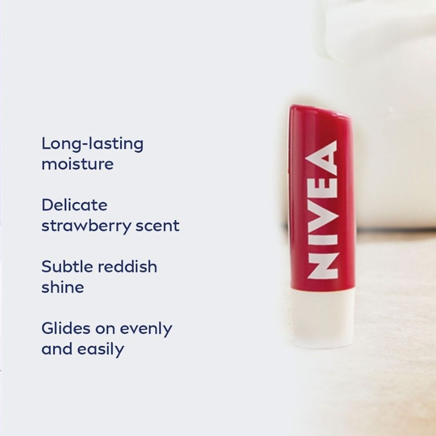 NIVEA Strawberry Shine Lip Balm 4.8g