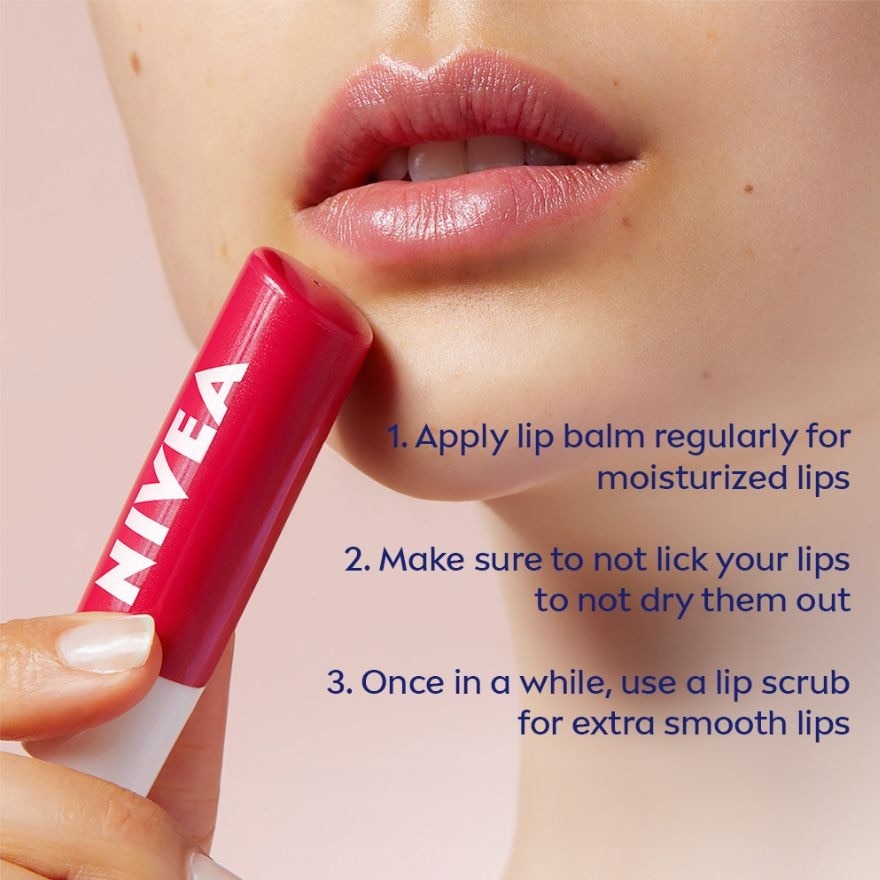 NIVEA Cherry Shine Lip Balm 4.8g