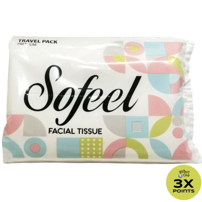 SOFEEL Travel Pack 2 ply 100 sheets