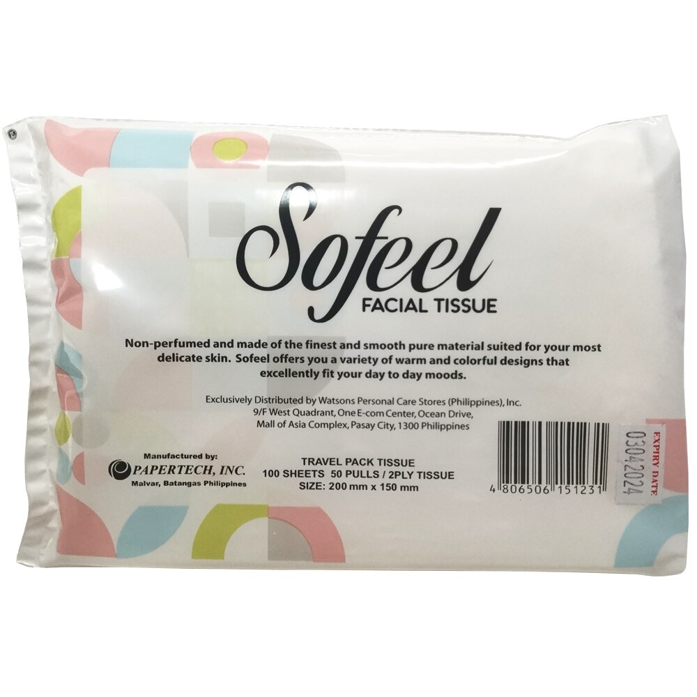 Travel Pack 2 ply 100 sheets