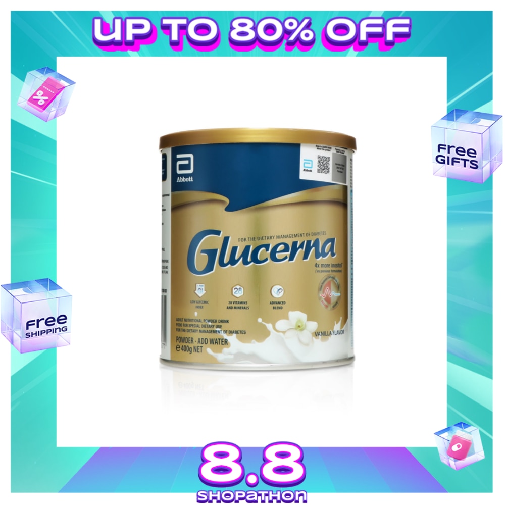 Glucerna SR Triple Care Vanilla 400g - Powdered Milk - Adult Supplement