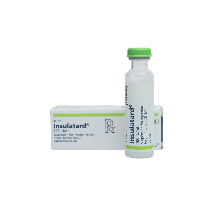 INSULATARD HM Vial 100IU x 10ml [PRESCRIPTION REQUIRED] Available In Click & Collect Express Only