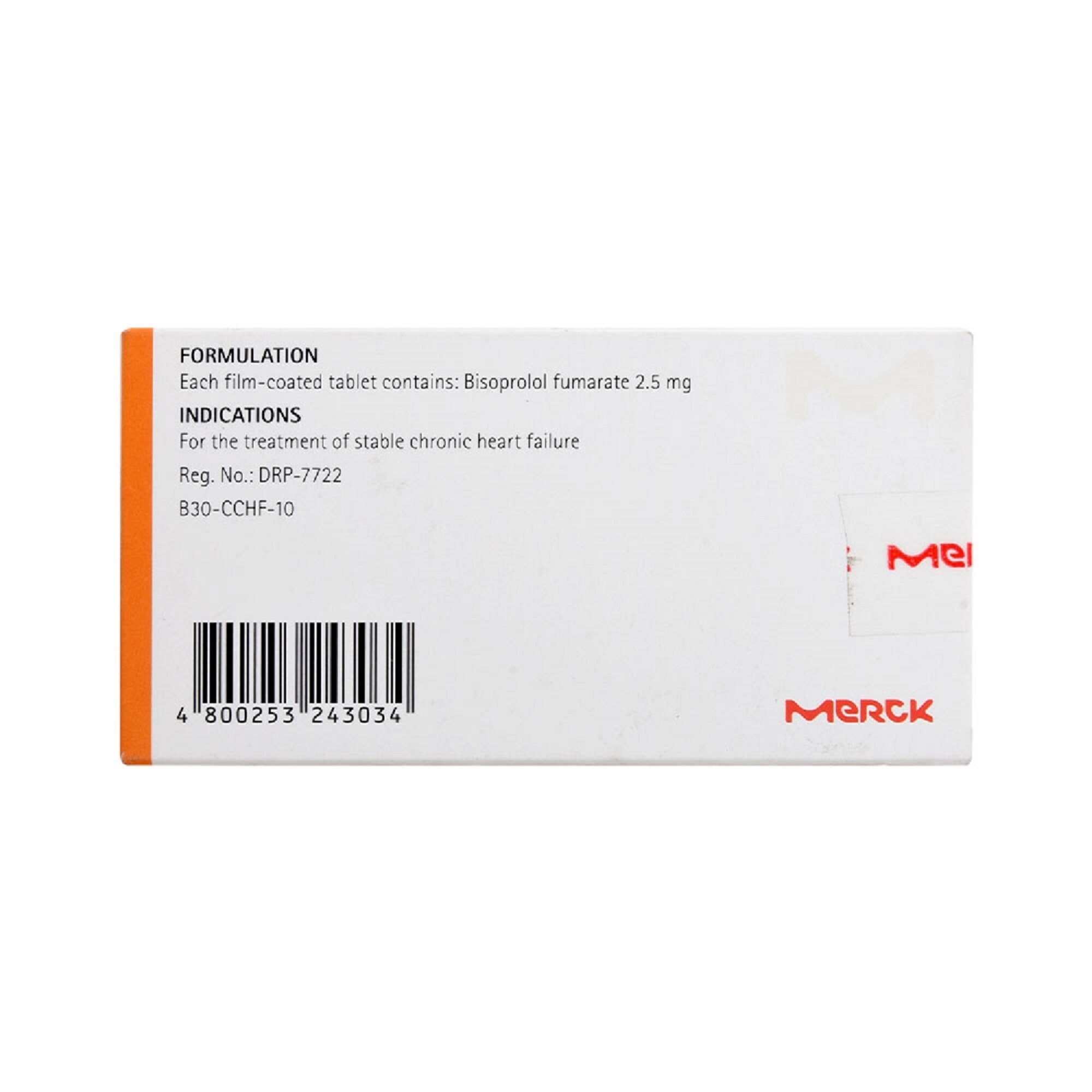 Concore Bisoprolol 2.5mg 1 Tablet [Prescription Required]