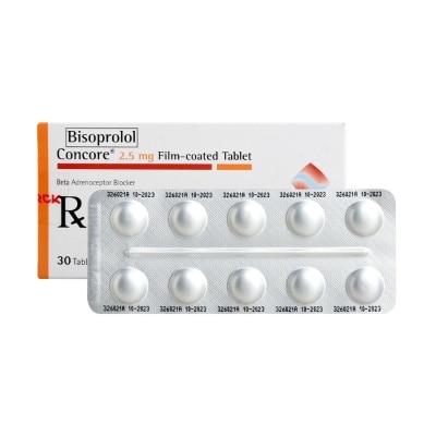 CONCORE Concore Bisoprolol 2.5mg 1 Tablet [Prescription Required]