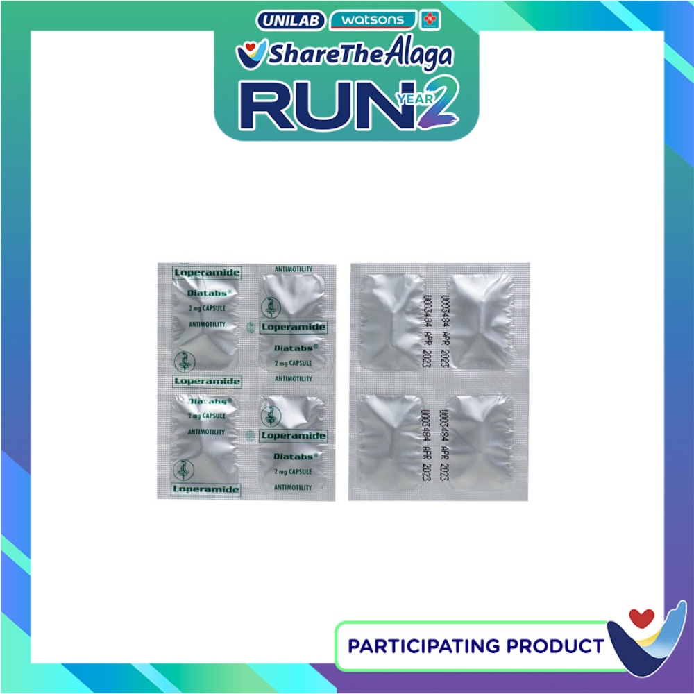 DIATABS Loperamide 2mg Sold Per Piece image