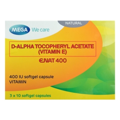 ENAT D-alpha tocopheryl acetate 1 Softgel Capsule