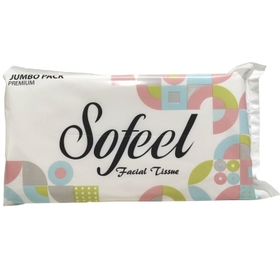 SOFEEL Jumbo Pack Facial Tissue Assorted Design 2 ply 150 Sheets