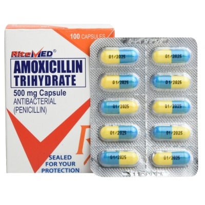 RITEMED Amoxicillin 500mg 1 Capsule [PRESCRIPTION REQUIRED]