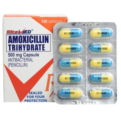 RITEMED - RITEMED Amoxicillin 500mg Sold Per Piece [PRESCRIPTION REQUIRED]