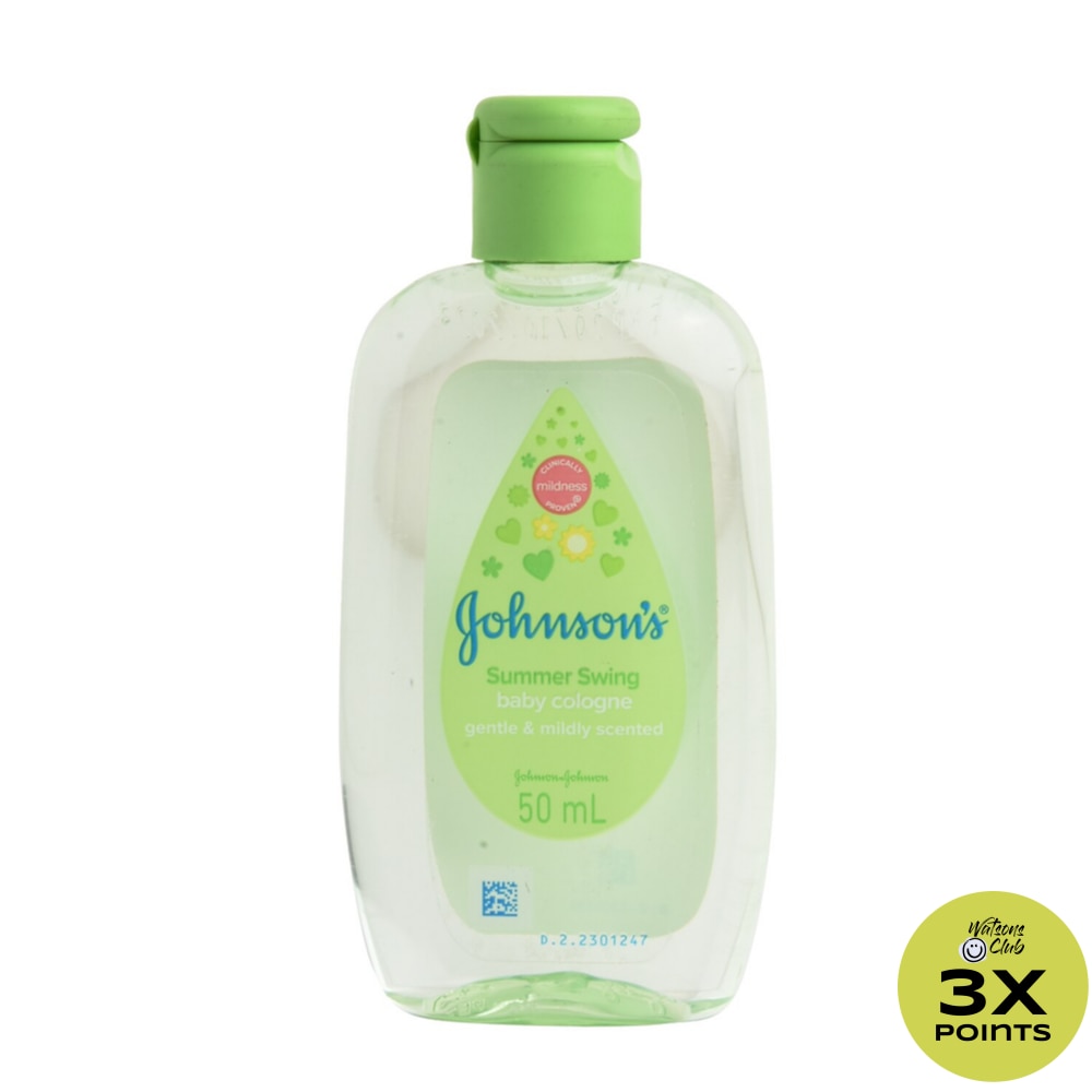 Johnson's Baby Cologne Summer Swing 50ml - Kids, Baby Essentials, Baby Care