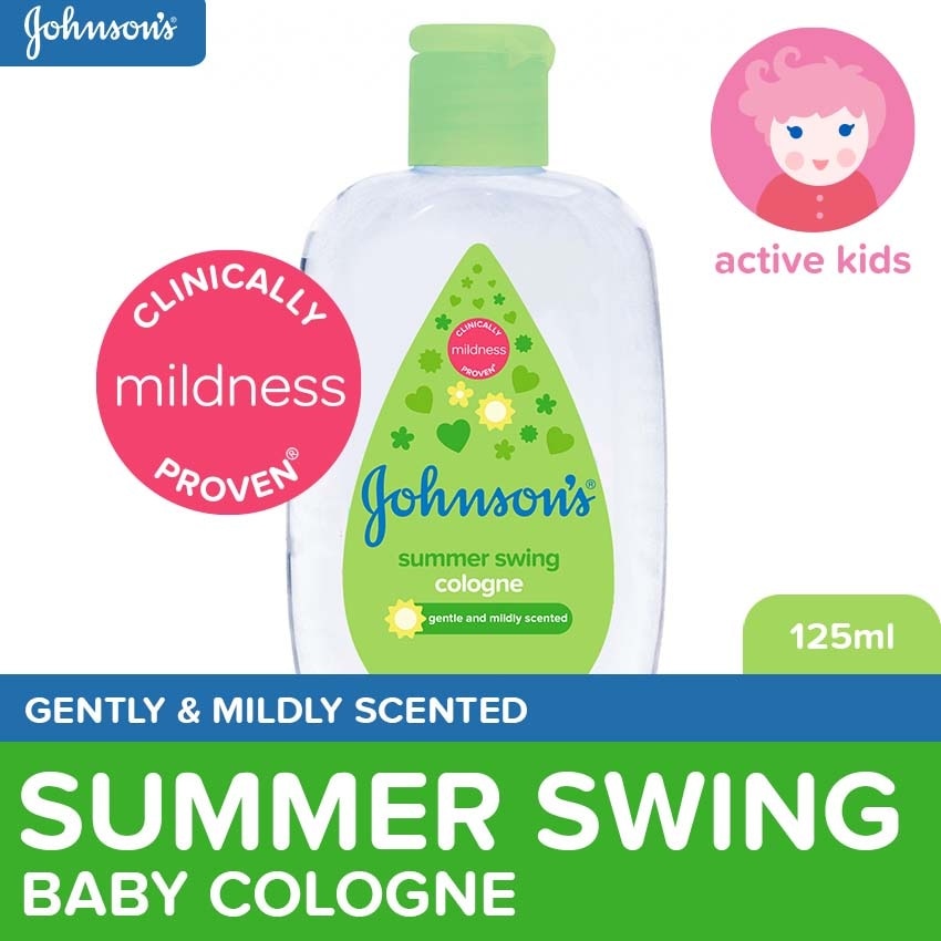 Johnson's Baby Cologne Summer Swing 125ml - Kids, Baby Essentials, Baby Care