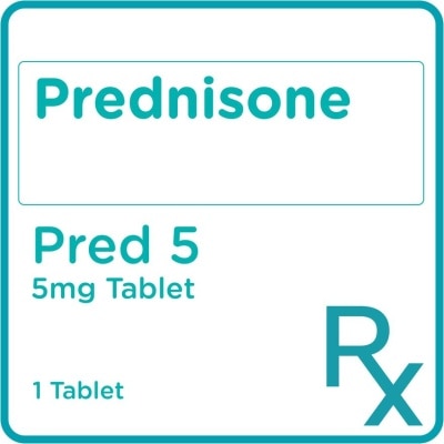 PRED Prednisone 5mg 1 Tablet [PRESCRIPTION REQUIRED]