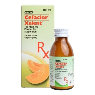 XELENT Cefaclor Monohydrate 125mg/5mL Suspension 105mL [PRESCRIPTION REQUIRED]