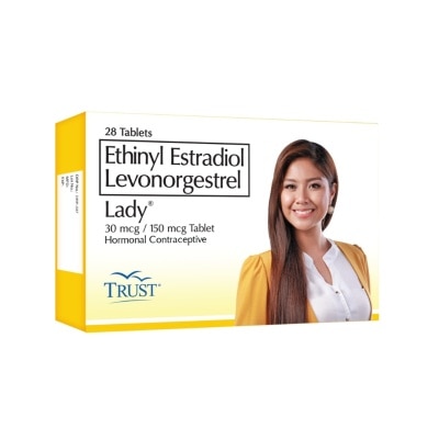 LADY PILL Levonorgestrel + Ethinyl estradiol 150/30mcg x28 Pills/box [PRESCRIPTION REQUIRED]