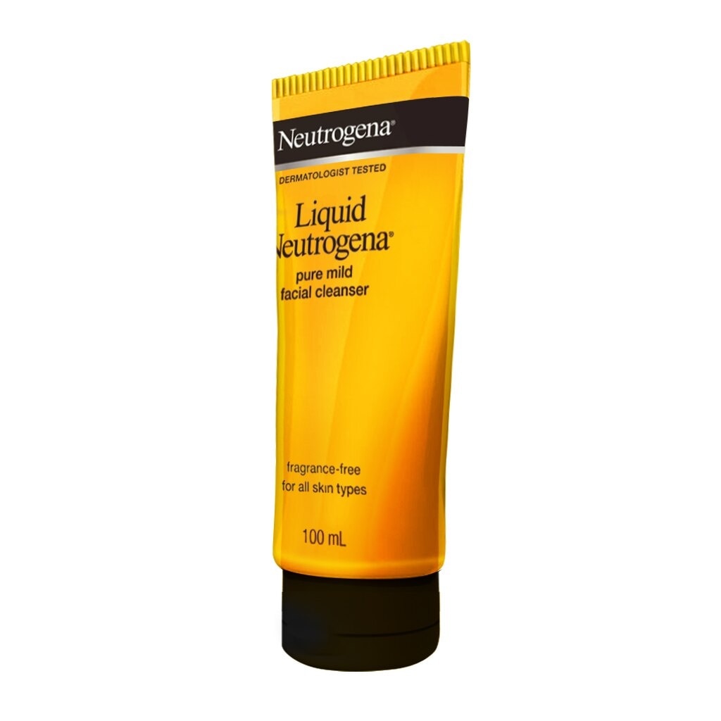 Neutrogena Pure Mild Facial Cleanser 100ml - Hypoallergenic Fragrance-Free Wash for All Skin Types