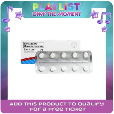 CLARICORT - Loratadine + Betamethasone 5 mg/250 mcg 1 Tablet [PRESCRIPTION REQUIRED]