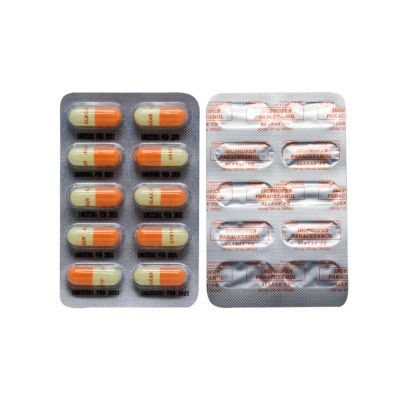 ALAXAN Paracetamol Ibuprofen 325mg/200mg Capsule 1 Capsule