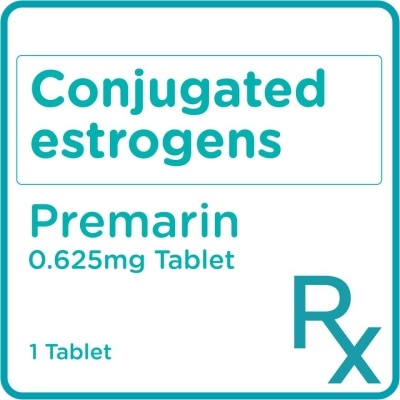 PREMARIN Conjugated estrogen 0.625mg Sold Per Piece [PRESCRIPTION REQUIRED]