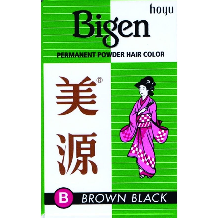 Powder Hair Dye Brown Black