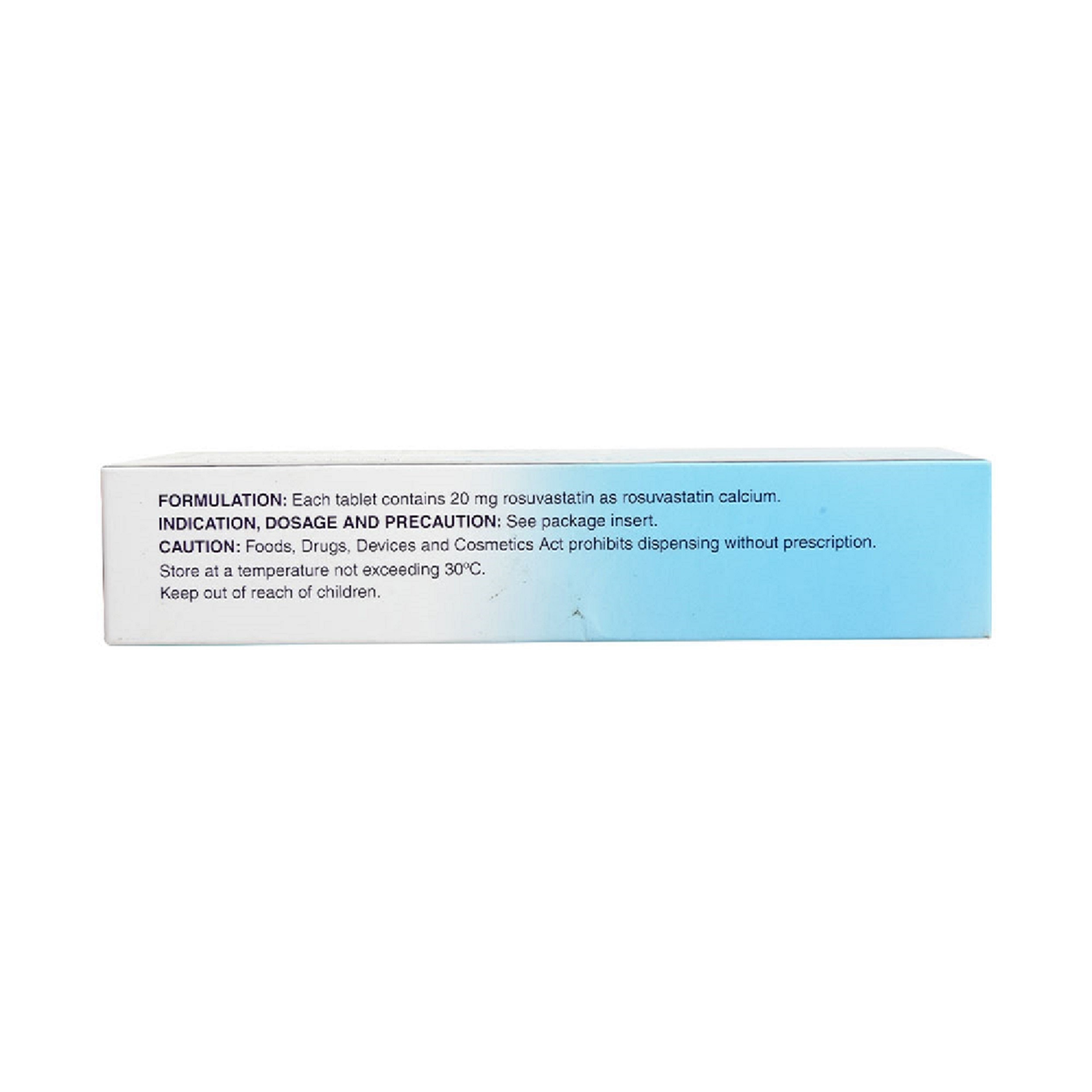 Crestor Rosuvastatin 20mg 1 Tablet [Prescription Required]