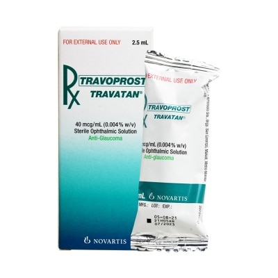 TRAVATAN Travoprost 0.004% 2.5mL Ophthalmic Solution [PRESCRIPTION REQUIRED]