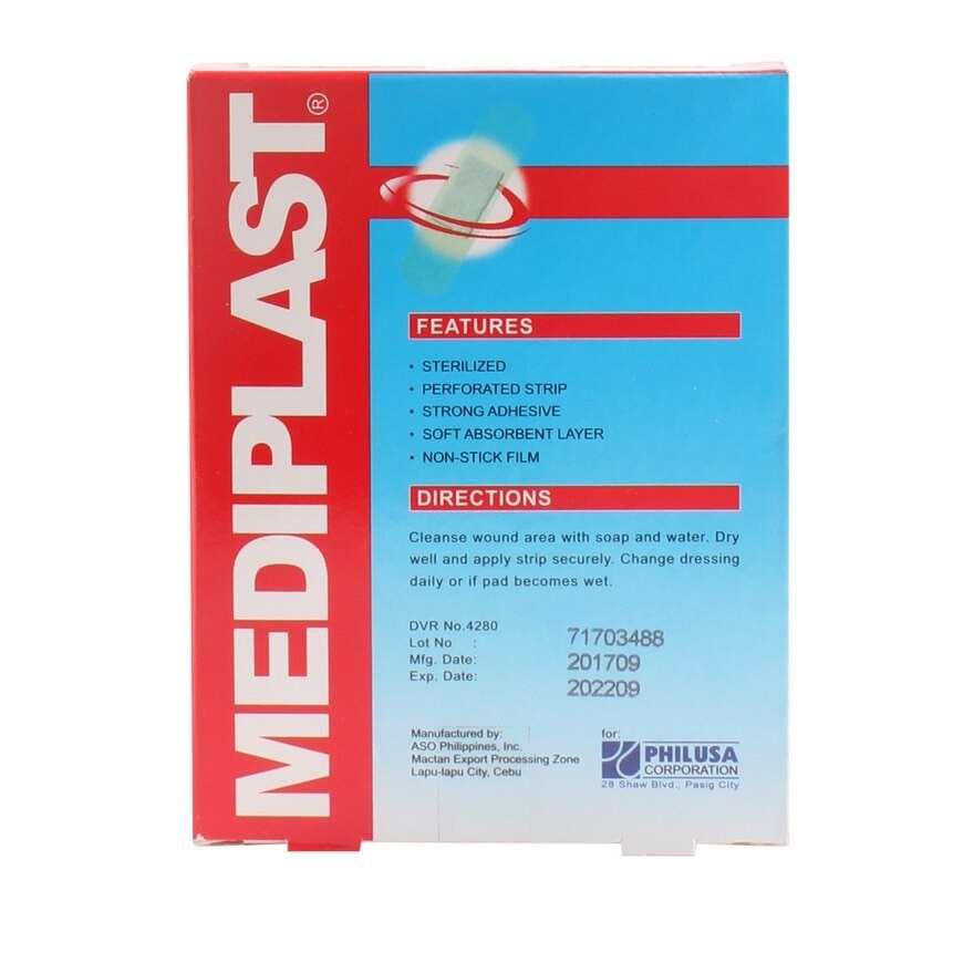 Mediplast Transparent Strips