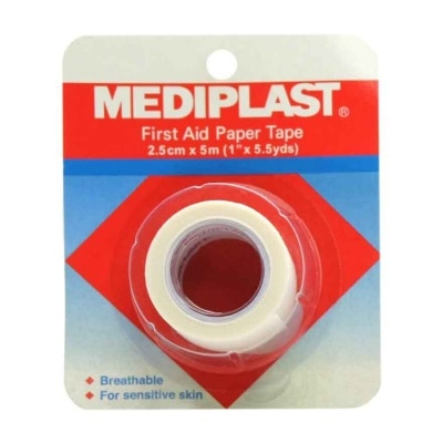 MEDIPLAST First Aid Paper Tape 2.5cm x 5m