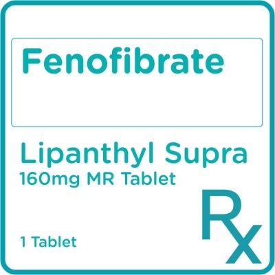 LIPANTHYL - Fenofibrate 160mg 1 Capsule [PRESCRIPTION REQUIRED]