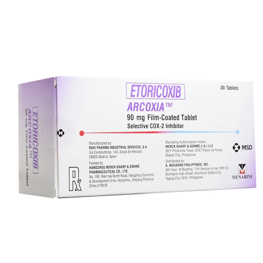 Etoricoxib 90mg 1 Tablet [PRESCRIPTION REQUIRED]