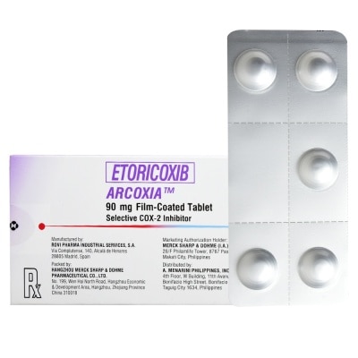 ARCOXIA Etoricoxib 90mg 1 Tablet [PRESCRIPTION REQUIRED]