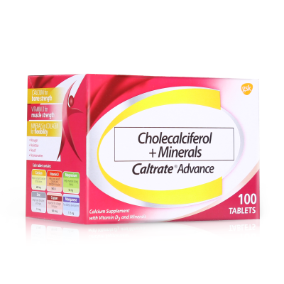 CALTRATE PLUS Advance Cholecalciferol + Minerals 1s