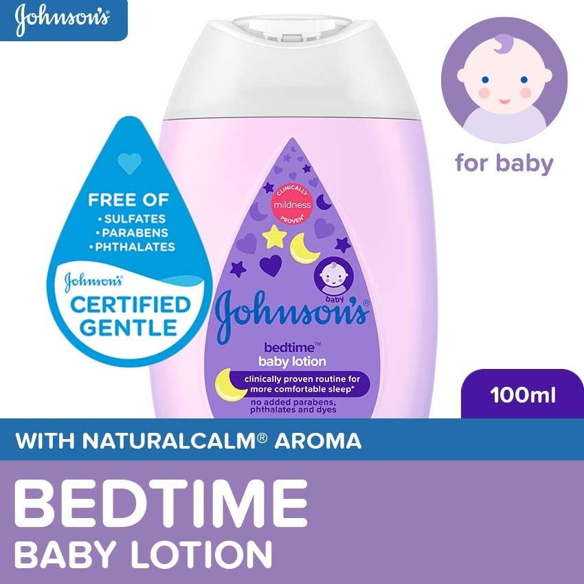 Johnson's Bedtime Baby Lotion 100ml-newborn,lotion for baby,baby essentials,baby care