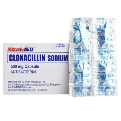 RITEMED Cloxacillin sodium 500mg 1 Capsule [PRESCRIPTION REQUIRED]